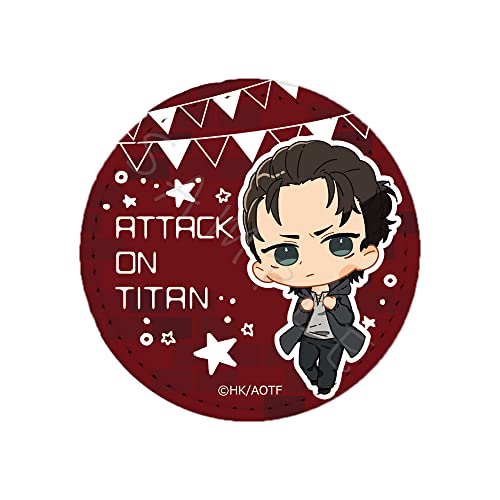 "Attack on Titan The Final Season" Vol. 3 Leather Badge Design SF Eren Brick
