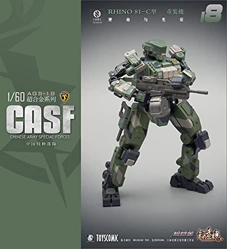 MECHANIC TOYS FORGING SOUL SERIES AGS-18 CASF RHINO 81-C GROUND FORCE HEAVY-ARMED TYPE