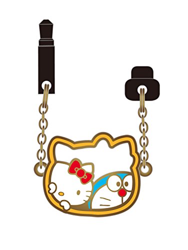 Doraemon x Hello Kitty Charm Chara Pin Double Plug Type Nozoki SANDR-04A
