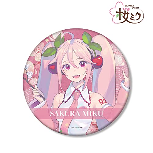 "Hatsune Miku" Sakura Miku Original Illustration Sakura Miku Art by kuro Big Can Badge