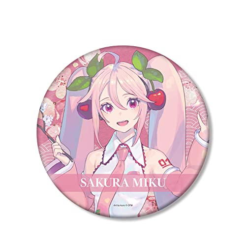 "Hatsune Miku" Sakura Miku Original Illustration Sakura Miku Art by kuro Big Can Badge