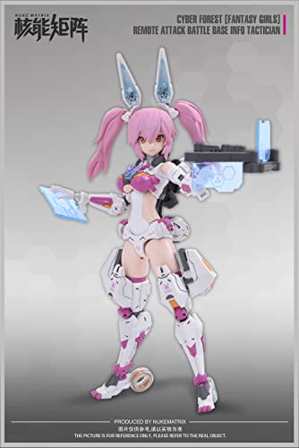 NUKE MATRIX "CYBER FOREST FANTASY GIRLS" REMOTE ATTACK BATTLE BASE INFO TACTICIAN PLASTIC MODEL KIT