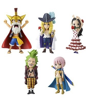 Set of 5 One Piece World Collectable Figure DressRosa 1