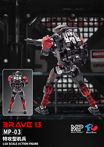 FRESH RETRO MECHA PROJECT MP-03 SPECIAL FORCE TYPE MECHARMS 1/18 SCALE ACTION FIGURE