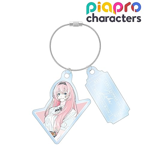 Piapro Characters Original Illustration Megurine Luka Early Summer Outing Ver. Art by Rei Kato Twin Wire Acrylic Key Chain