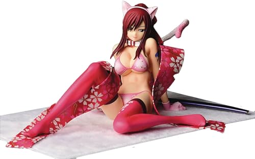 "Fairy Tail" Erza Scarlet Sakura Cat Gravure Style