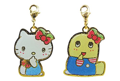 "Hello Kitty" x "Funassyi" Cast Bag Charm 2 Set