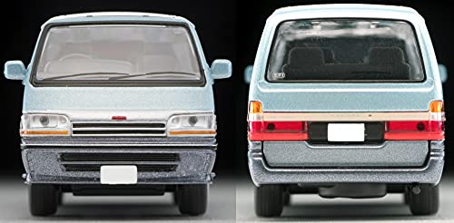 1/64 Scale Tomica Limited Vintage NEO TLV-N208c Toyota Hiace Wagon Super Custom (Light Blue / Navy)