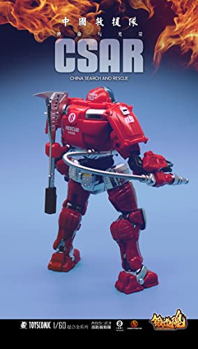 TOYSCOMIC FORGING SOUL SERIES AGS-23 CV-39 TYPE FIRE RESCUE TASK FORCE