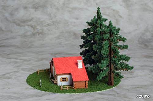 "Heidi, Girl of the Alps" Anitecture 06 1/150 Scale Paper Kit Heidi's House (Alm Mountain Lodge)