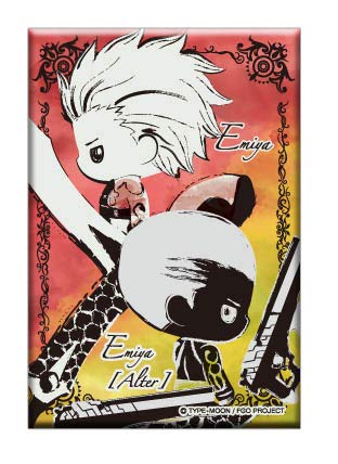 "Fate/Grand Order" Design produced by Sanrio Square Can Badge Emiya & Emiya (Alter)