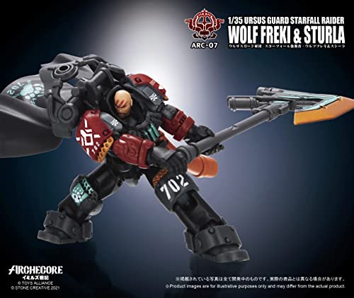 TOYS ALLIANCE LIMITED ARC-07 "ARCHE-YMIRUS" 1/35 SCALE URSUS GUARD STARFALL RAIDER WOLF FREKI & STURLA