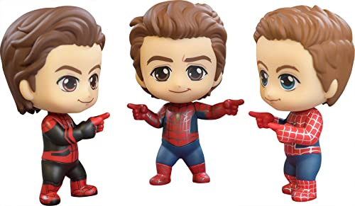 【Hot Toys】Cosbaby "Spider-Man: No Way Home" [Size S] Spider-Man (Set of 3)