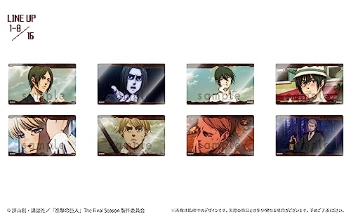 "Attack on Titan" Clear Card Collection
