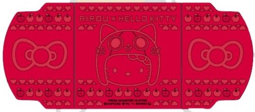 "Airou × Hello Kitty" PSP-3000 Series Silicone Cover Hello Kitty SANAR-05RD