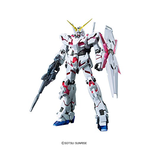 RX-0 Unicorn Gundam (rot / grüne Twin Frame Edition-Version) - 1/100 Maßstab - MG Kidou Senshi Gundam UC - Bandai