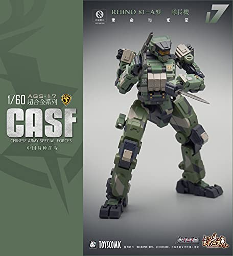 MECHANIC TOYS FORGING SOUL SERIES AGS-17 CASF RHINO 81-A GROUND FORCE COMMANDER TYPE
