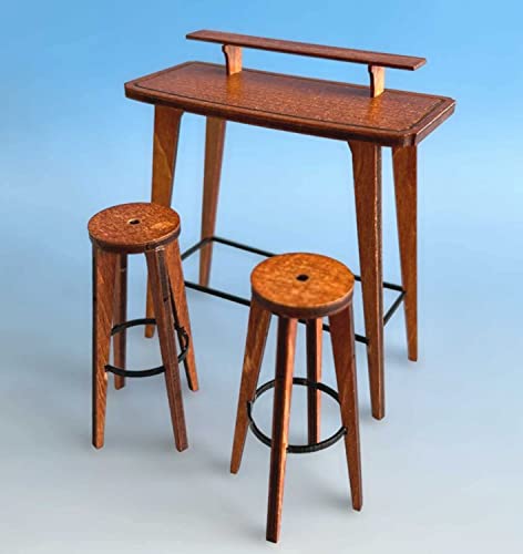 1/12 Bar Counter & High Chair WF-031