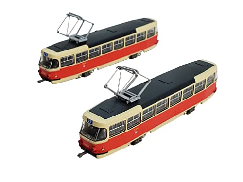 Railway Collection Praha Tram Tatra T3 Type 2 Car Set C