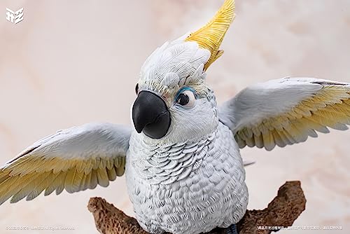 ART OF SHAPE "JUNGLE LOOKBOOK" SERIES 003 CACATUA GALERITA BROMEL RESIN STATUE