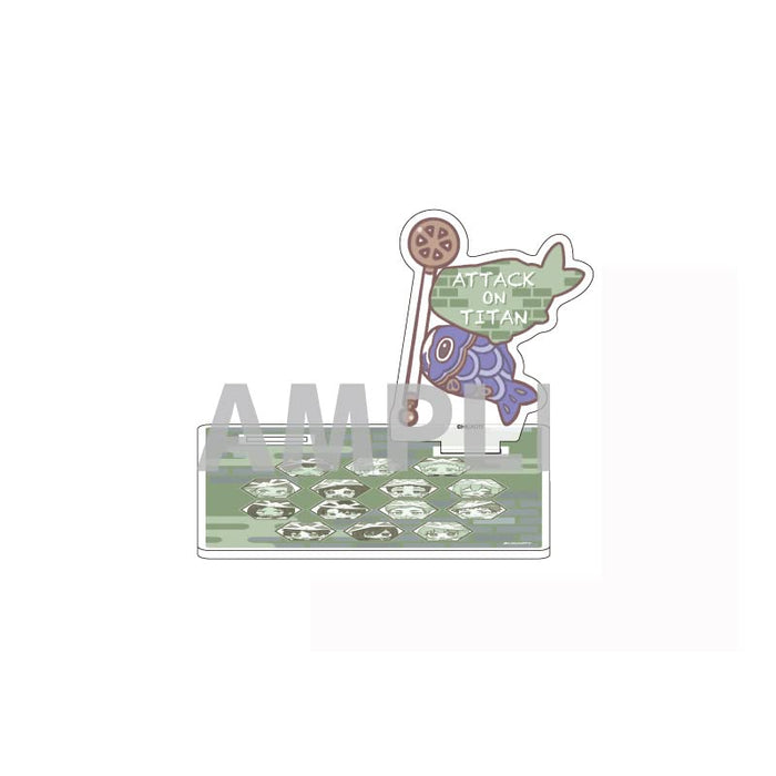 Acrylic Coaster Stand "Attack on Titan" 05 Children's Day Ver. Group Design (Mini Character Illustration)