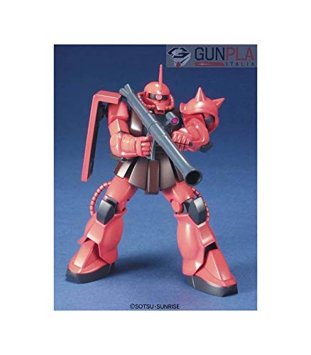 MS-06S Zaku II COMMANDER TIPO CHAR AZNABLE CUSTOM - 1/144 ESCALA - HGUC (# 032) Kidou Senshi Gundam - Bandai