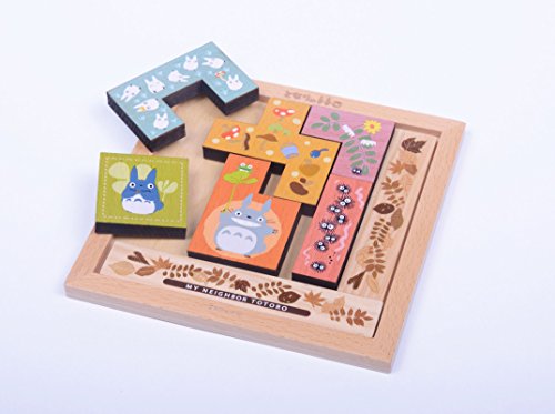 "My Neighbor Totoro" Wood Tile Puzzle