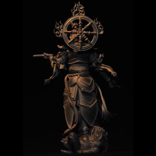 Komoku-ten (Wood Ver. version) Revoltech Takeya - Kaiyodo