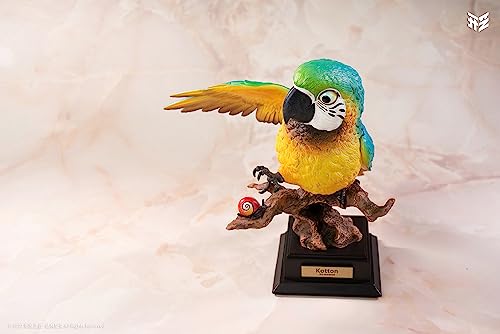 ART OF SHAPE "JUNGLE LOOKBOOK" SERIES 001 ARA ARARAUNA KOTTON RESIN STATUE