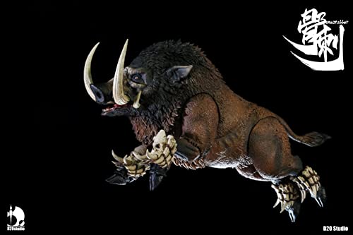 D20studio BATTLE BOAR BONESTABBER (BROWN) 1/12 SCALE ACTION FIGURE