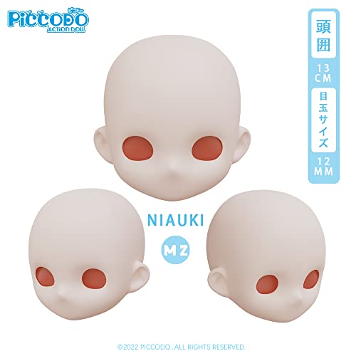 PICCODO SERIES DEFORMED SIZE RESIN DOLL HEAD NIAUKI M2 DOLL-WHITE