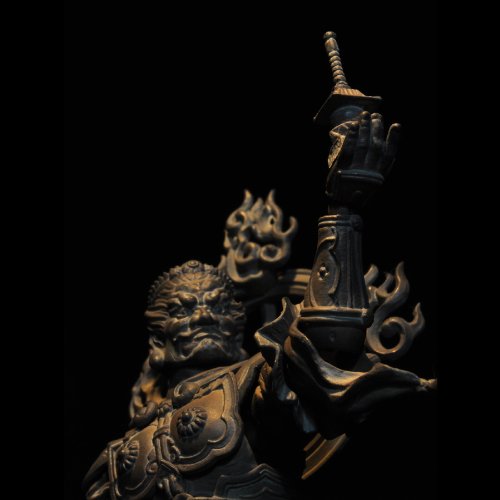 Tamon-ten (Wood Ver. version) Revoltech Takeya - Kaiyodo