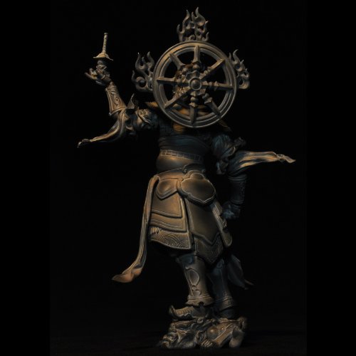 Tamon-ten (Wood Ver. version) Revoltech Takeya - Kaiyodo