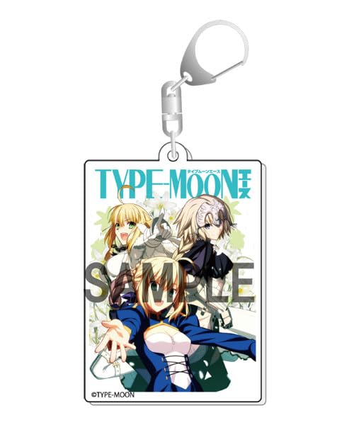 TYPE-MOON Ace Cover Illustration Acrylic Key Chain Nero & Jeanne & Altria