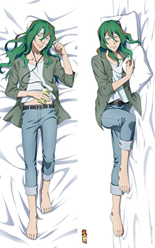 "Yowamushi Pedal GLORY LINE" Original Illustration Premium Dakimakura Cover + Can Badge Set Makishima Yusuke