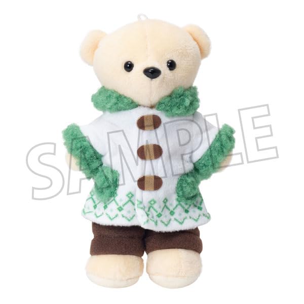 Kumamate Kumamate Duffle Coat Green Costume for Plush