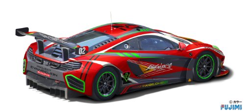 EVA-02 Evangelion Shin Gekijoban McLaren MP4-12C GT3 (versione McLaren MP4-12C GT3) -1/24 scala - Itasha, Evangelion Shin Gekijoyaban - Fujimi