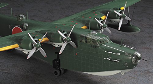 Kawanishi H8K2 Type 2 Flying Boat Model 12 (Taitei Futatabi Kaerazu version) - 1/72 scale - Creator Works, The Cockpit - Hasegawa