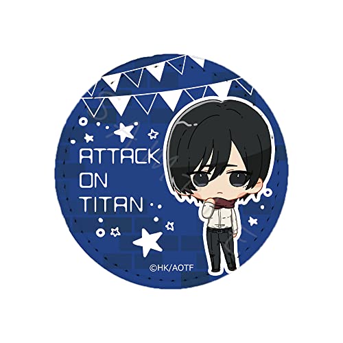 "Attack on Titan The Final Season" Vol. 3 Leather Badge Design SG Mikasa Brick