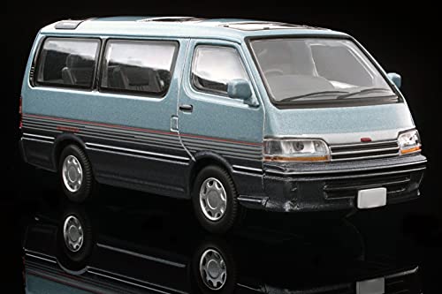 1/64 Scale Tomica Limited Vintage NEO TLV-N208c Toyota Hiace Wagon Super Custom (Light Blue / Navy)