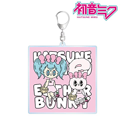 "Hatsune Miku" Miku World Collab Esther Bunny Big Acrylic Key Chain Ver. A