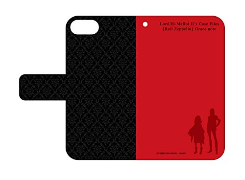 Book Type Smartphone Case for iPhone6/6S/7/8 "The Case Files of Lord El-Melloi II -Rail Zeppelin Grace Note-" 01 Silhouette Design