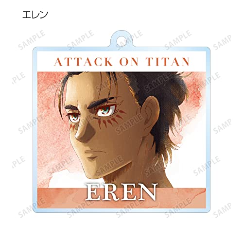 "Attack on Titan" Trading Ani-Art Aqua Label Acrylic Key Chain