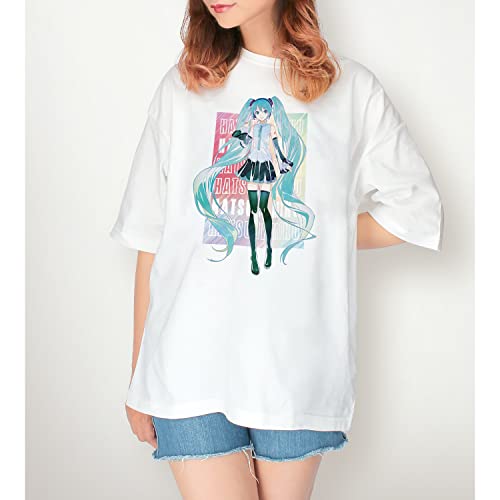 Hatsune Miku Hatsune Miku NT Ani-Art Vol. 3 Big Silhouette T-shirt (Unisex XL Size)