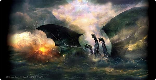 Character Rubber Mat Slim "Godzilla King of Monsters" Ghidorah