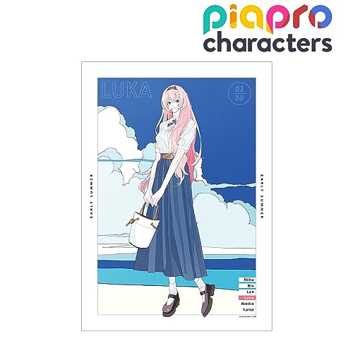 Piapro Characters Original Illustration Megurine Luka Early Summer Outing Ver. Art by Rei Kato A3 Matted Poster