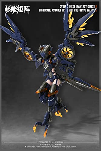 NUKE MATRIX "CYBER FOREST FANTASY GIRLS" HURRICANE ASSAULT REVENGER: PROTOTYPE YAEGER PLASTIC MODEL KIT