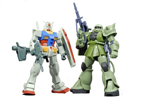 MS-06F Zaku II RX-78-2 Gundam-1/144 balance-Gunpla Starter Set (Vol.1) HGUC Kidou Senshi Gundam-Bandai