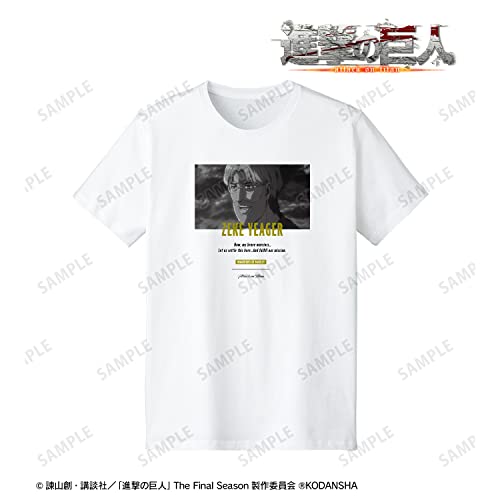 "Attack on Titan" Zeke Words T-shirt (Mens XXXL Size)