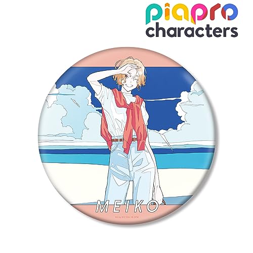 Piapro Characters Original Illustration MEIKO Early Summer Outing Ver. Art by Rei Kato Big Can Badge